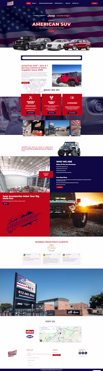 American SUV, Car Repair & Service Homepage