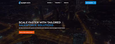 Corporate Website for Salesforce Consulting