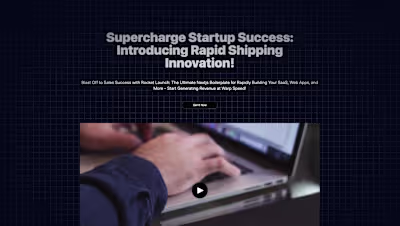 Rocket Launch: NextJS SaaS Boilerplate Development