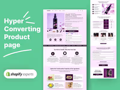 Shopify Product Page | Built in Replo, Figma Designed