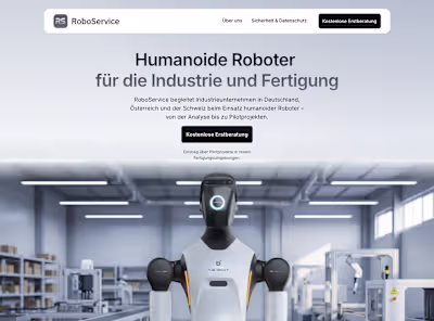 RoboService | Webflow Development