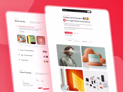 Frond — Minimal Design Agency Template for Framer