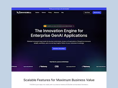 AI Chatbot Website Design
