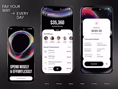 My recent app design for a client focuses on creating a clea...