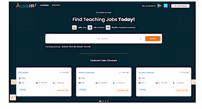 HR Job recruitment Web Applications
