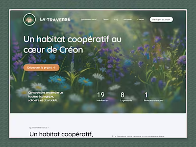 Website Design for La Traverse