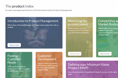 The Product Index