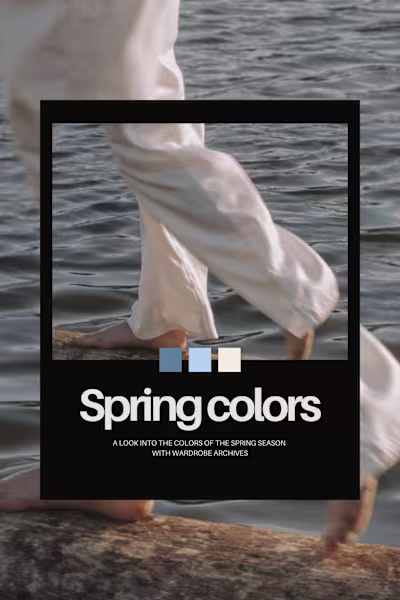 Spring shades. An editorial take.