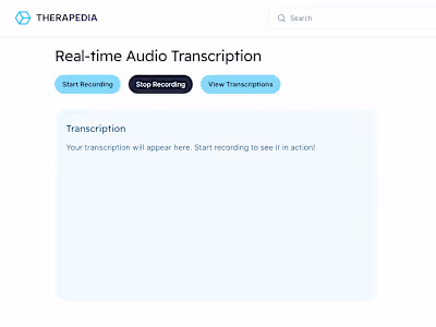 Realtime Medical Transcription