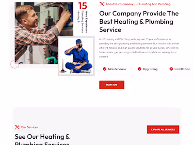 Plumbing Service - JD Heating And Plumbing