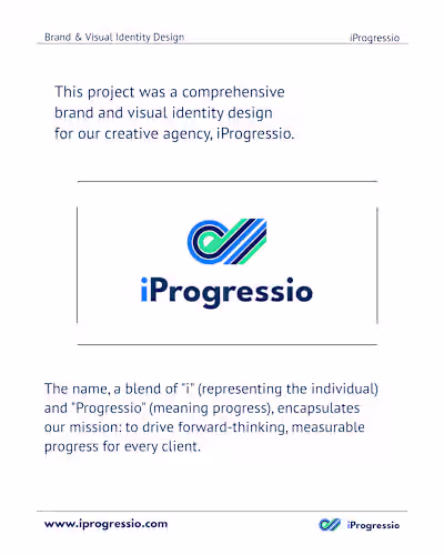 iProgressio - Brand & Visual Identity Design