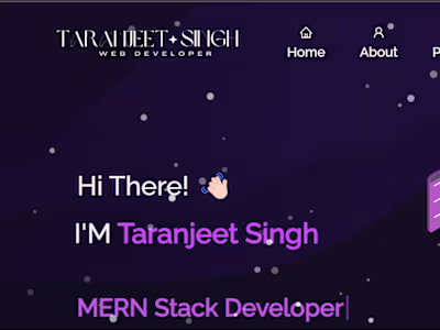 Portfolio website