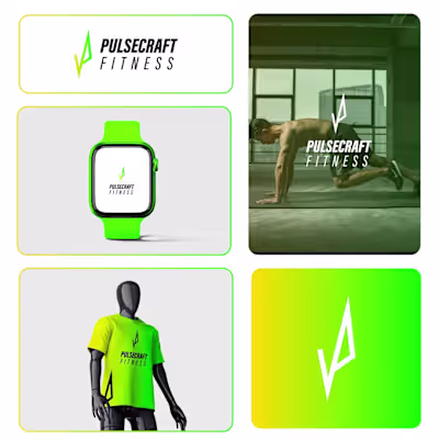  Logo Design for PulseCraft Fitness