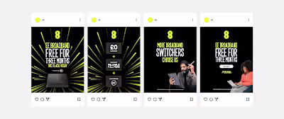 EE Black Friday Project: Social / OOH / Print