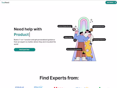 Framer Website: Marketplace for creators on tealfeed.com