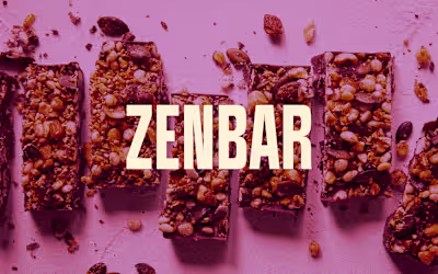 Zenbar Protein Bar Branding & Packaging