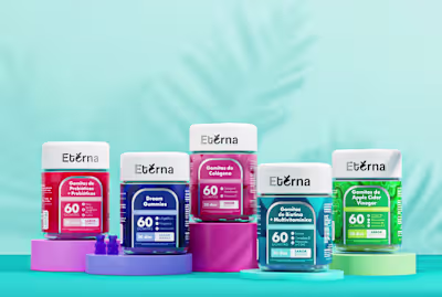 Gummies Eterna Nutrition · Packaging design