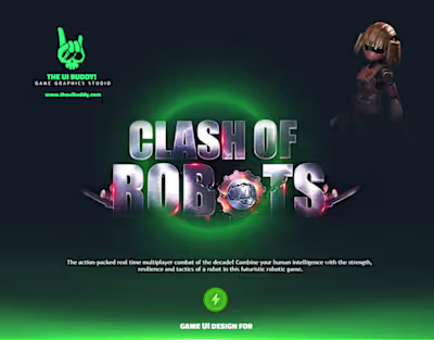 《COR》CLASH OF ROBOTS - GAME UI ART