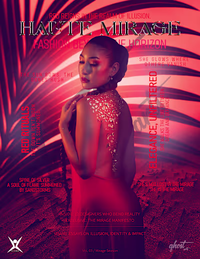 Haute Mirage: Red Reigns in the Realm of Illusion