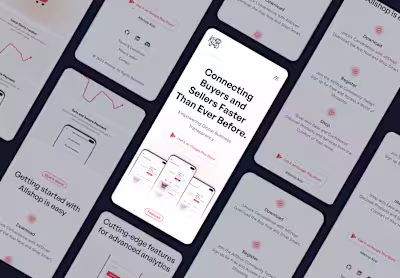 Allshop App Landing Page