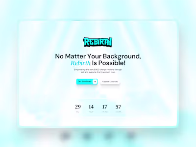 Rebirth Odyssey Website Redesign