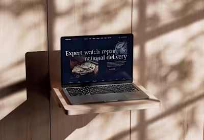 Watch Doctor (Horology Service) - Web Redesign + Rebranding
