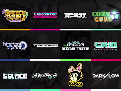 Captivating Logos for Video Games and Gamedev Studios