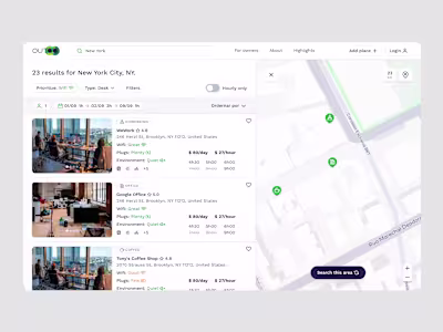 Workspace Finder SaaS