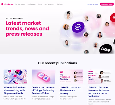 Distributed Website (via Distributed)