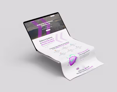 Reliance Systems - Website design