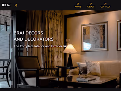 BRAJ Decors and Decorators