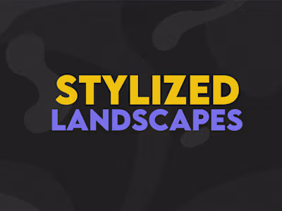 Stylized Landscape Illustrations