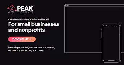 US Freelance Web & Graphic Designer | Peak Web Service