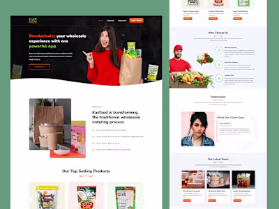 Grocery Website