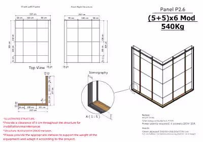 🧱 Corner / 90° LED Structures – Precise & Strong
