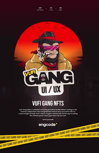 UX/UI | VuFi Gang | Metaverse GameFi NFT App on Behance