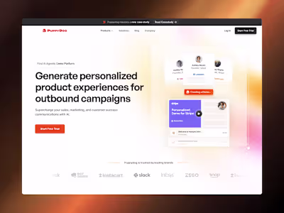 Showcasing PuppyDog AI with clarity & impact