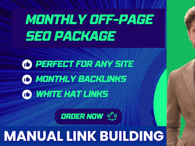 Monthly On & Off-Page SEO Experts for Domain Authority