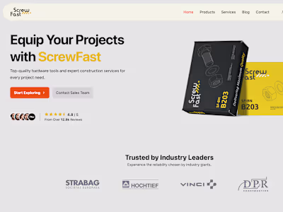 Construction/hardware website