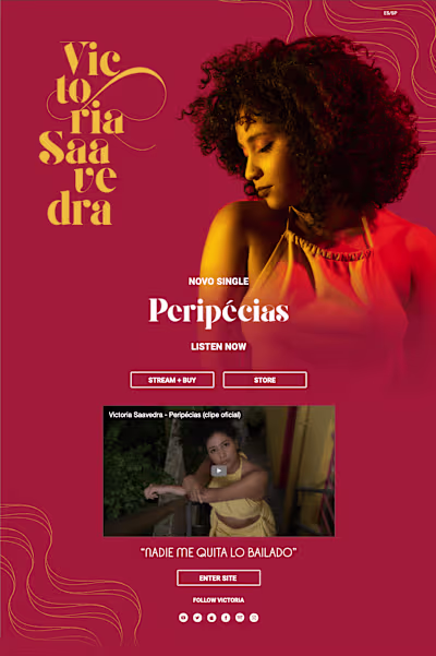 Artist Website Design