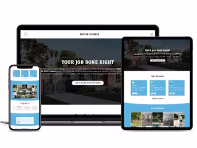 Cleaning Service Company Website