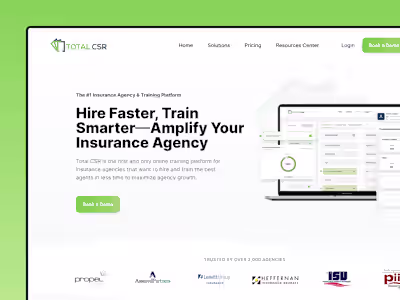 Total CSR ⎯ Website Redesign by Miguel Martinez-Abreu on Dribbb…