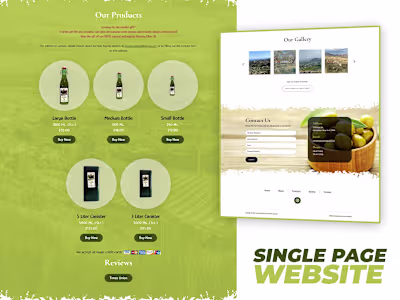 Panetta Olive Website Development