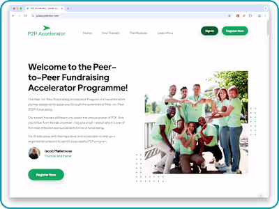 Webflow Template Customization for Online Course