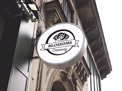 Blossoms Creamery Logo