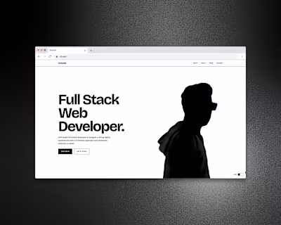 S5SAJID's Modern Portfolio and Blog