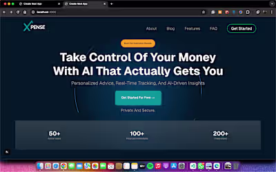 Hello everyone Just wrapped up Xpense AI, a clean and intuit...