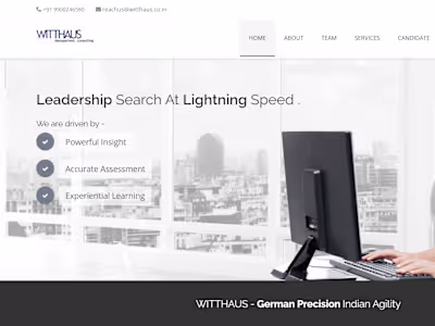 Website Design - Consulting Firm