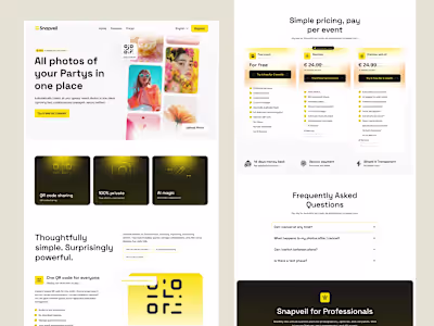 Snapveil Website Design