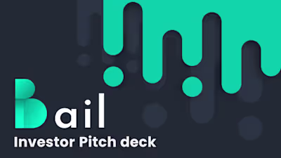 FinTech Startup Pitch Deck for Bail
